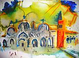 Salvador Dali Homage to Venice painting